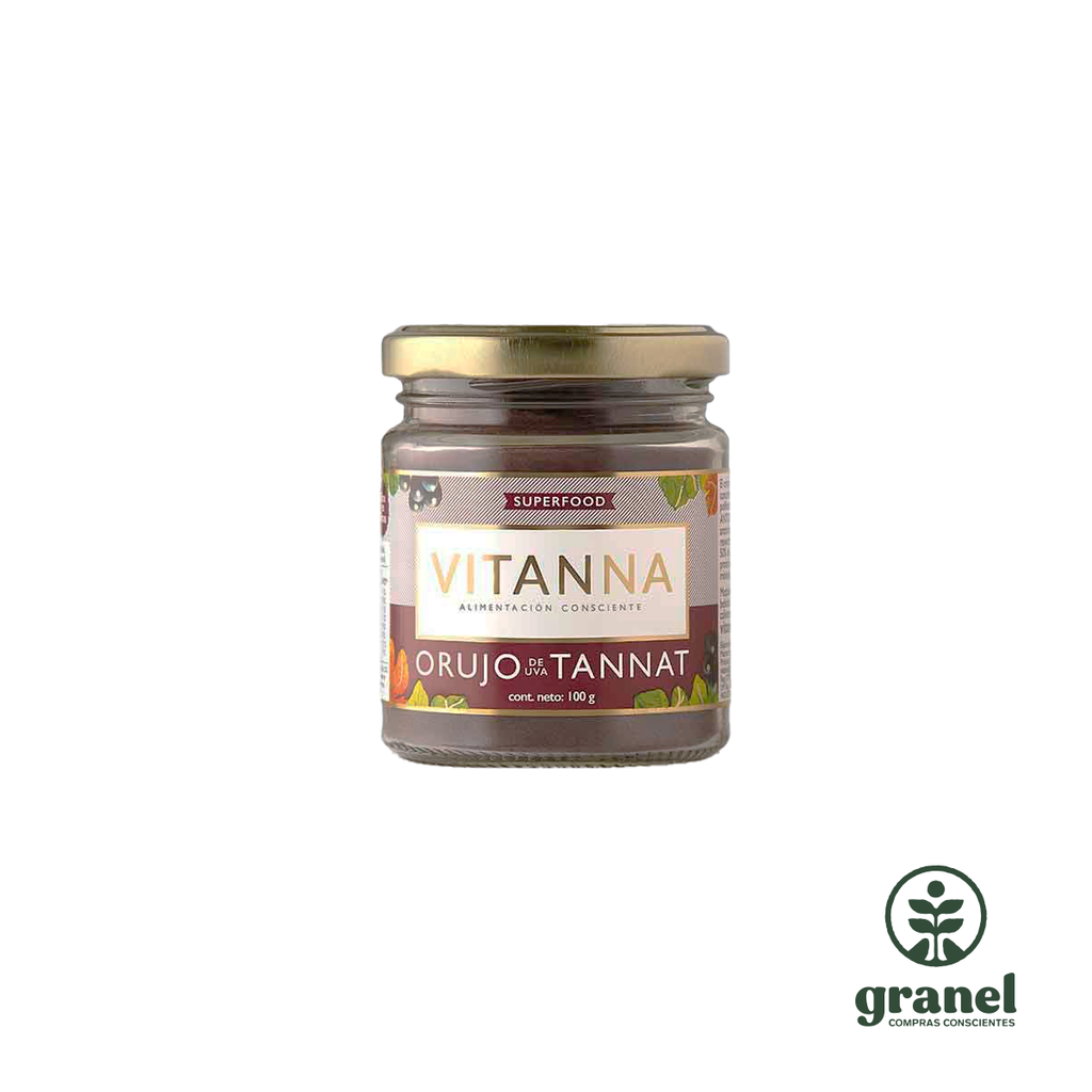 [6469] Polvo de orujo de uva tannat Vitanna 100g
